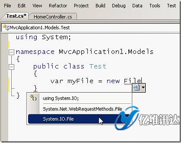 億維訊達,自動添加命名空間2